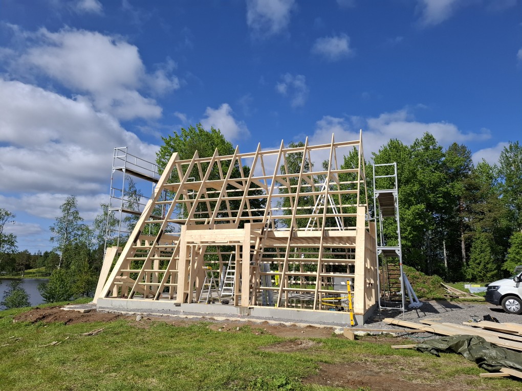 hus byggsats sverige a-frame