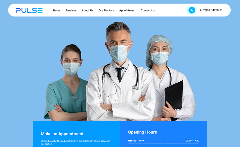 Medical Clinic Website With Free Web Builder