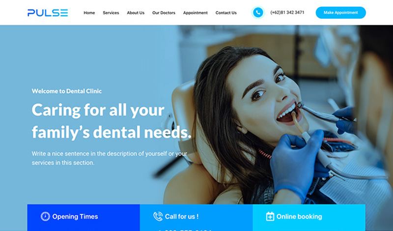 Dental Clinic Website Creation