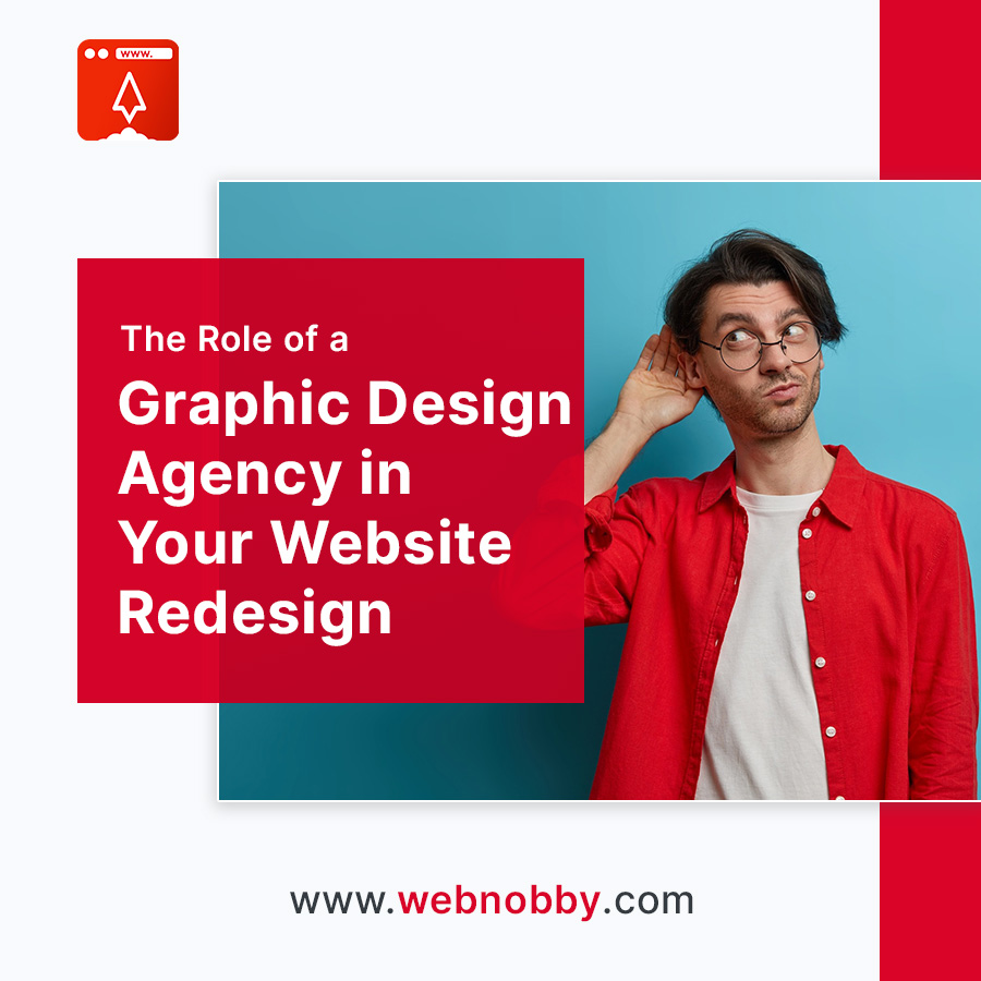 Graphic design agency website redesign