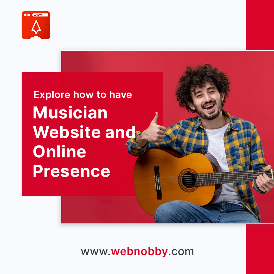 Musician Website Design