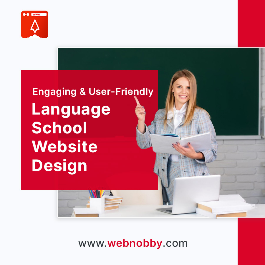 language school website