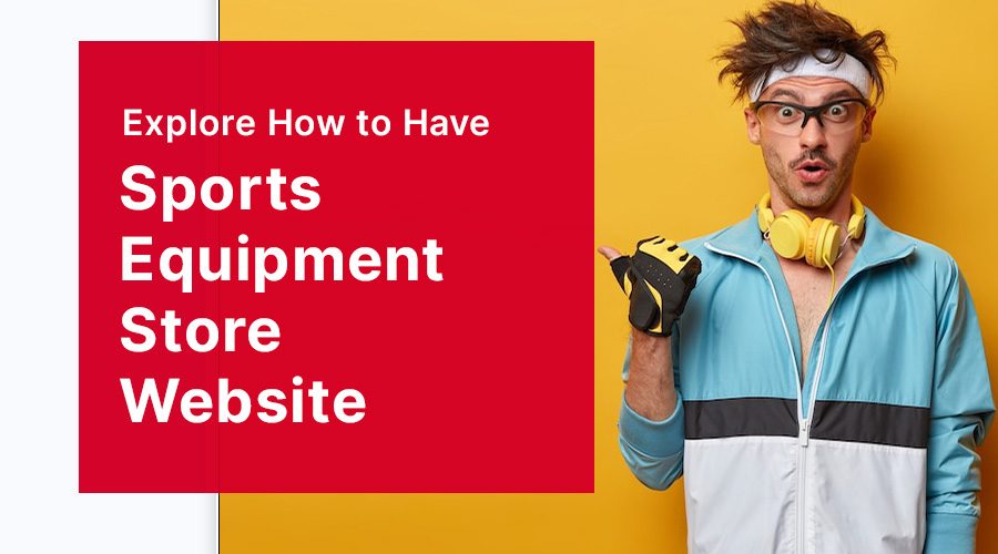 Sports Equipment Web Design