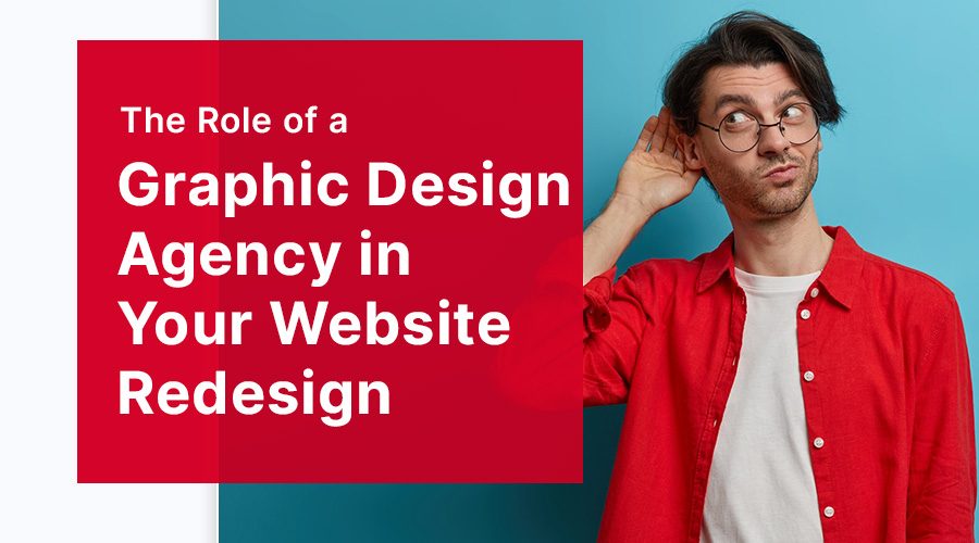 Graphic design agency website redesign