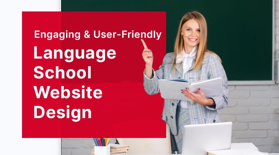 language school website